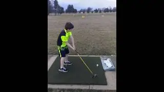 Johnny Segal 8yrs Old Hitting 140yd Drive