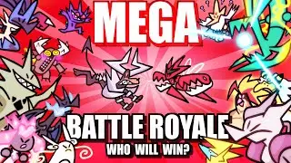 Mega Pokemon Battle Royale (Loud Sound/Flashing Lights Warning) ☄️ Collab With 