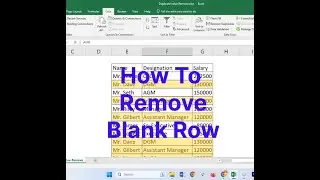 Find Duplicate Value and Remove | Excel Tricks and Trips