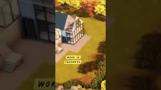 WIP - European Modern Barn 🐮 interior with my CC- LOFI Pt.1 🙈 