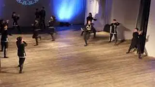кавказский танец в исполнении ансамбля 