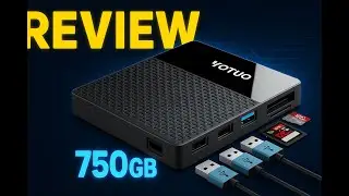Review - YOTUO Portable Docking Station External Hard Drive 750GB Storage, USB C Multipor
