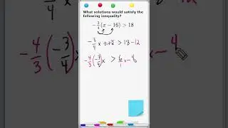 Solving An Inequality