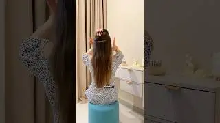 Простая красивая причёска/ Простой хвост/ Прячем резинку