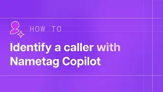 Use Nametag Copilot to identify a caller | Send AI to check ID