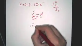 Lewis Structure: How to draw Cyanide (CN-)