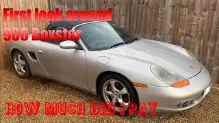 Porsche Boxster 986  UK walk around video and how much I paid for it
