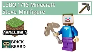 Минифигурка Майнкрафт Стив LEBQ 1716 Steve Minecraft