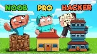 Mini house Noob vs pro vs hacker Minecraft | Mini House