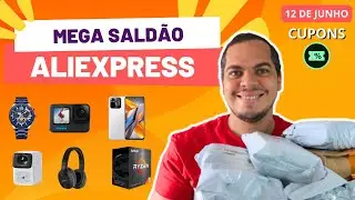 MEGA SALDÃO ALIEXPRESS - 3ª MAIOR PROMOÇÃO DO ANO - CUPONS DE DESCONTO
