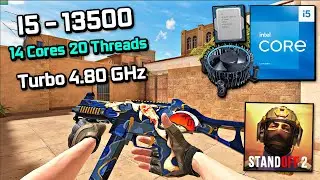 Intel Core i5-13500 14C/20T🔥| 120FPS STANDOFF 2 PC Emulator LDPlayer4 (Benchmark)