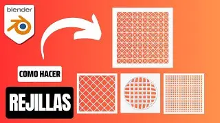Como Hacer Rejillas En Blender | Fácil Y Rápido