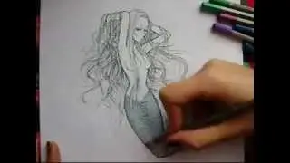 Speed Paint - Mermaid Tutorial Color
