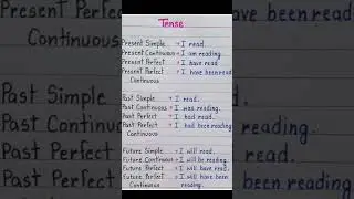 Learn Tense |English Grammar learning|#youtubeshorts #viral #shorts #short #learn #englishlearning