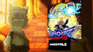 Gameoverse react to UNDERTALE Geno route (gacha react)