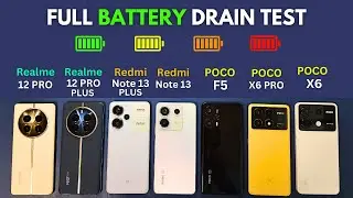 Poco X6 vs Poco X6 Pro, Realme 12 Pro Plus vs 12 Pro, Redmi Note 13 Pro Plus vs 13 Pro: Battery Test