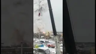 Пожалуй самое эпичное видео взрыва в Кингисеппе.
