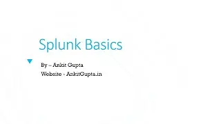 Splunk Basics