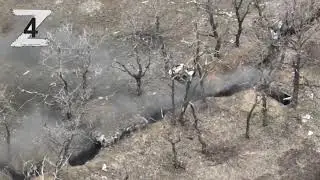 Fighting in the Ukrainian trenches