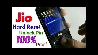 Jio 4G Phone HARD RESET / UNLOCK 100% Work
