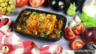 🍆 Rôti de porc, sauce tomate & aubergine
