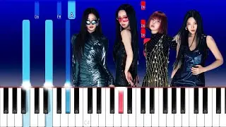 aespa - Whiplash (Piano Tutorial)