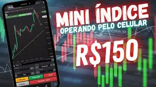 FAZENDO R$150 REAIS NO MINI ÍNDICE COM 2 CONTRATOS.