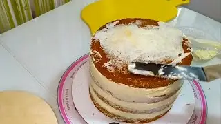 Как собрать торт с начинкой фисташка-абрикос.