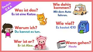 Daily Questions and Answers in German | German Speaking Practice #learnGerman