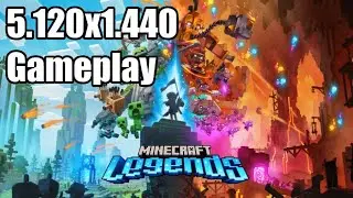 Minecraft Legends Ultrawide Gameplay [5120x1440] [32:9]