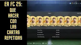 QUE HACER con LAS CARTAS REPETIDAS en EA FC 25