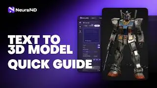 Text to 3D model | Quick Guide