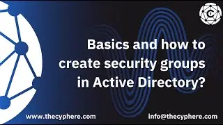 Active Directory Essentials: Building Security Groups from Scratch