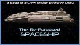 Re-Purposed Spaceship Model a Saga of a Crew design pedigree story, 1980's Science Fiction Film Prop