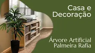 Palmeira artificial  Arvore Rafia para decoração 100 cm @DecoraFloresArtificiais #decoração #diy