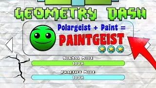 Нарисованный Polargeist + PAINT = PAINTGEIST Geometry Dash