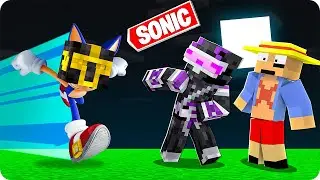 ME CONVIERTO EN SONIC POR 1 DÍA EN MINECRAFT 😱