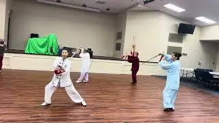 Tai Chi sword for beginners. With Master Grace.