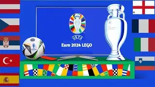 Uefa Euro Championship Flags Out Of LEGOS || Football Season 2024 LEGO