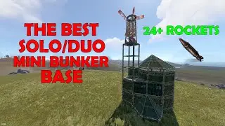 THE BEST SOLO/DUO MINI BUNKER BASE RUST 2024
