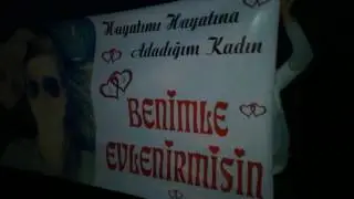 Gün batımında Evlenme Teklifi