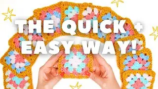 How to crochet a granny square for beginners | A step by step tutorial