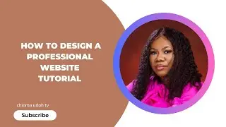 Professional website design tutorial without coding