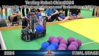 China Team Robot Running Test   ABU Robocon 2024