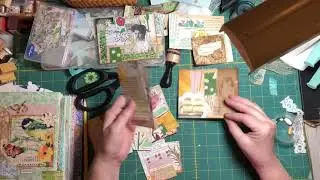 Making Tags from Cut Up Collage Pieces