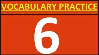 ENGLISH VOCABULARY PRACTICE 6  VOCABULARY WORDS ENGLISH LEARN WITH MEANING OPPOSITE WORDS IN ENGLISH