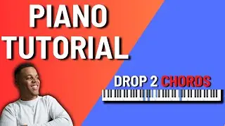 Piano tutorial: Drop 2 riff in Eb