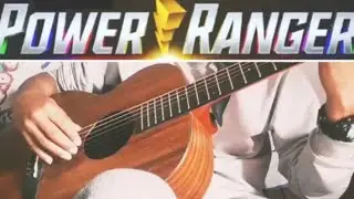 Power Rangers Theme Fingerstyle Guitar cover Eddie van Der Meer