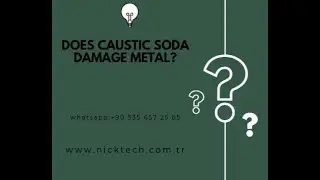 Does caustic soda damage metal?