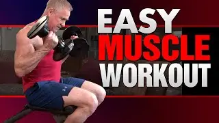 The BEST Minimalist Workout For MUSCLE Growth | At Home Exercises | Easy Muscle